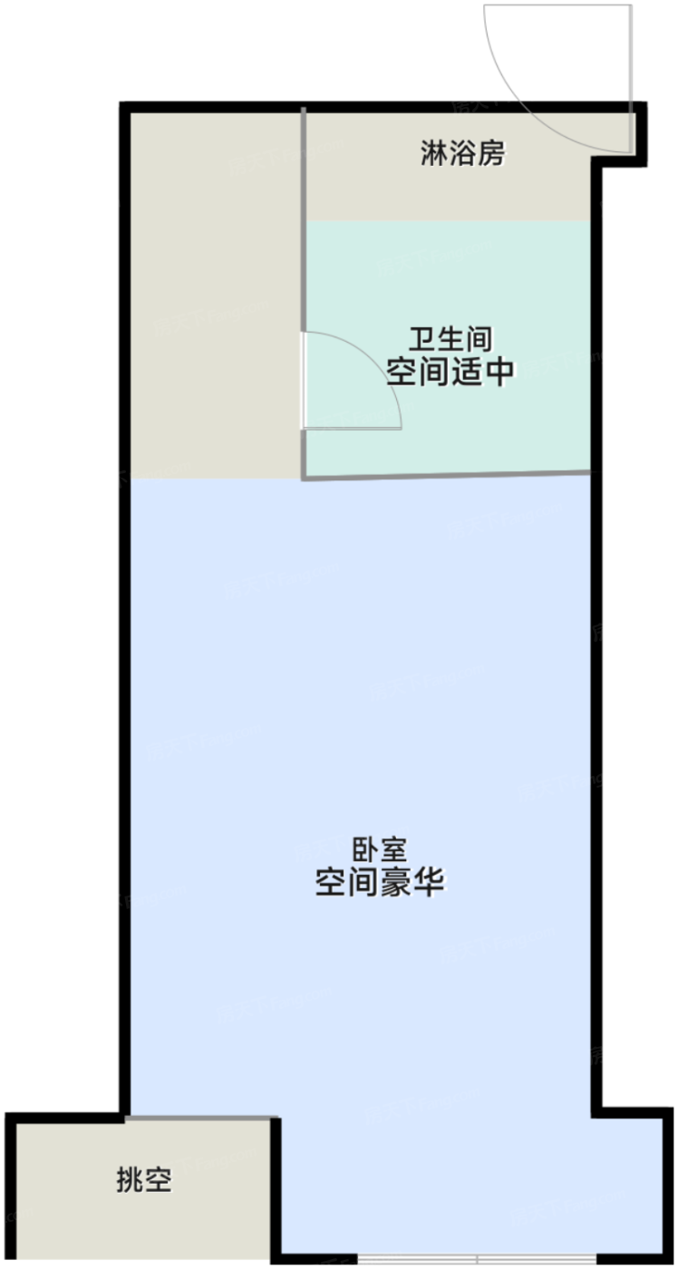 3米平层公寓户型