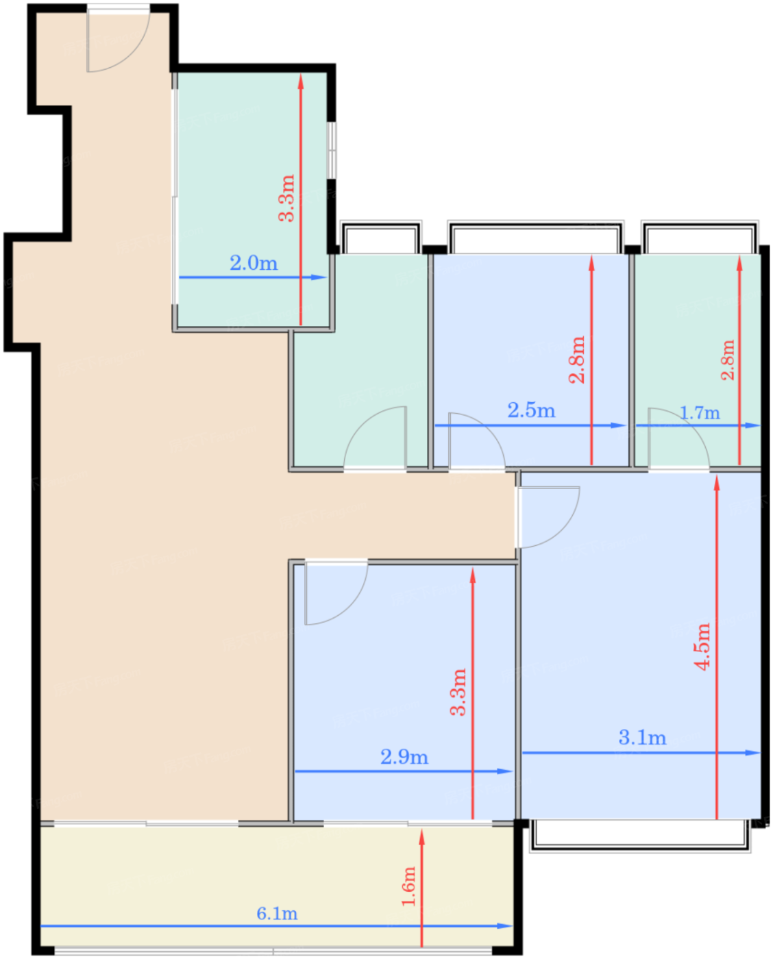晞&middot;誉110㎡B户型