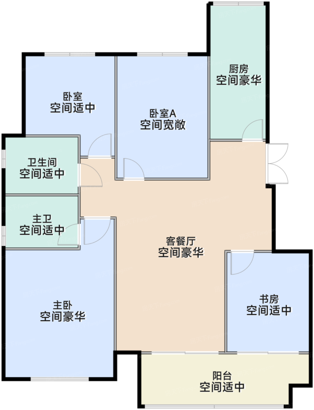 套内约83.06平户型